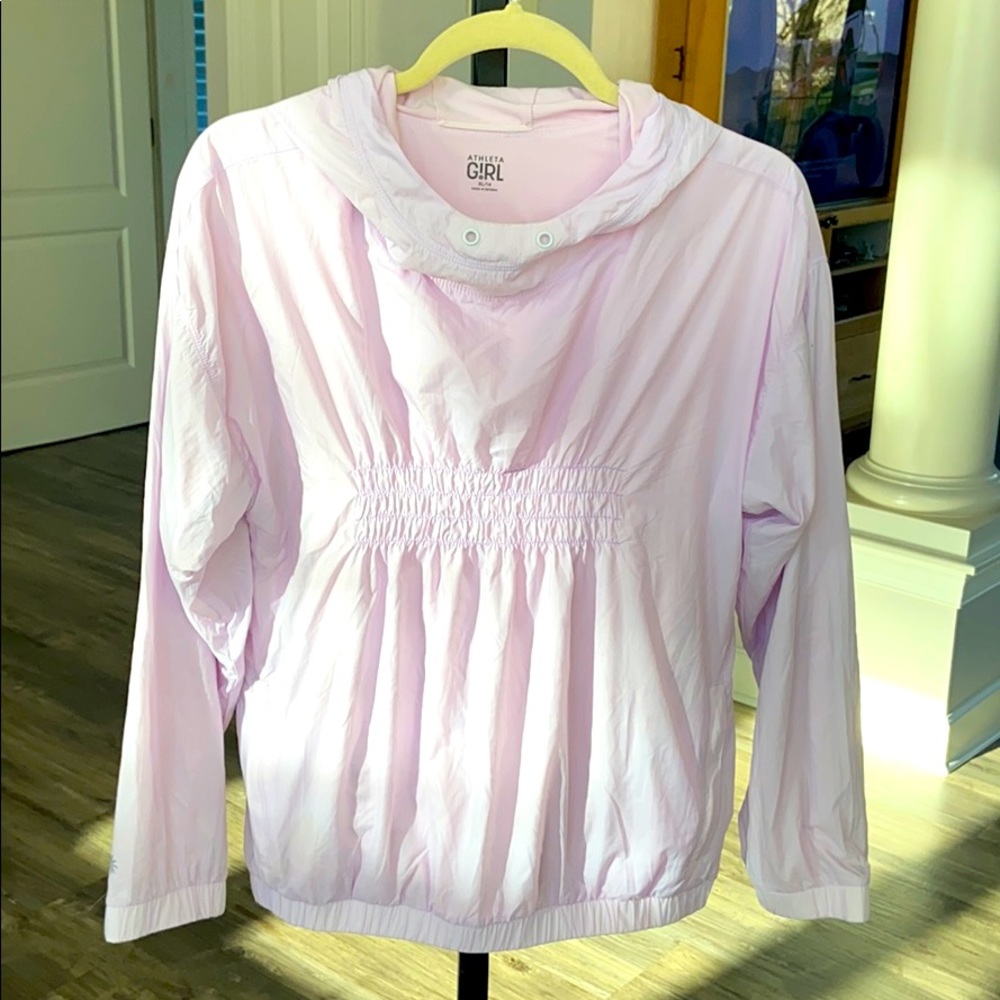 Athleta Girl pullover lined Windbreaker Jacket XL